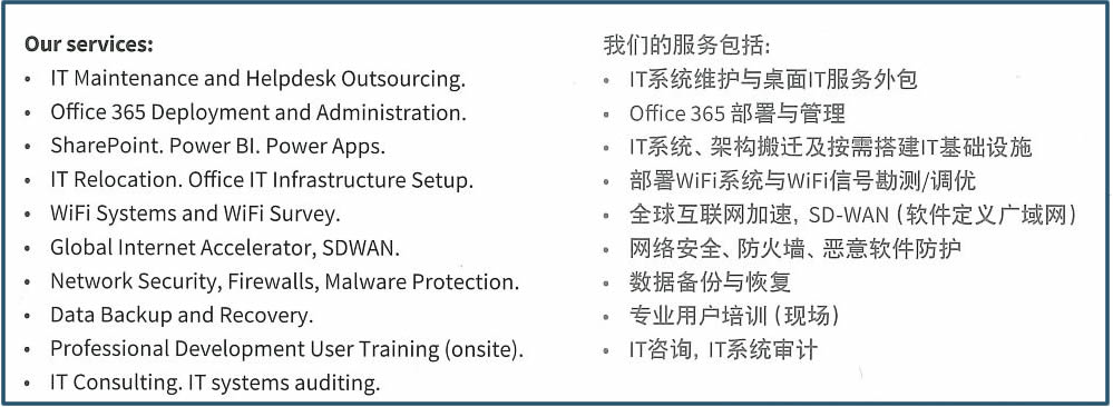 IT Support in China for German Firms